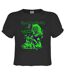 Womens/ladies Neon Beast Iron Maiden Crop Top Charcoal Amplified-1