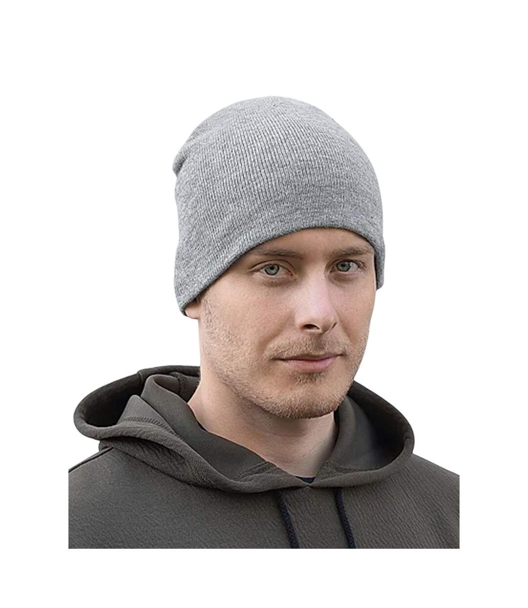 Bonnet Basic Gris Foncé Chiné Brain Waves-3