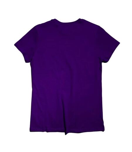 T-shirt Motif/style Citation Adulte Violet The Nightmare Before Christmas