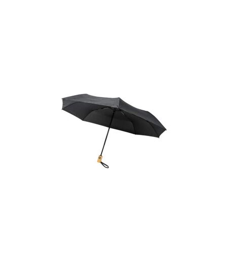 Avenue Bo Foldable Auto Open Umbrella (Solid Black) (One Size)