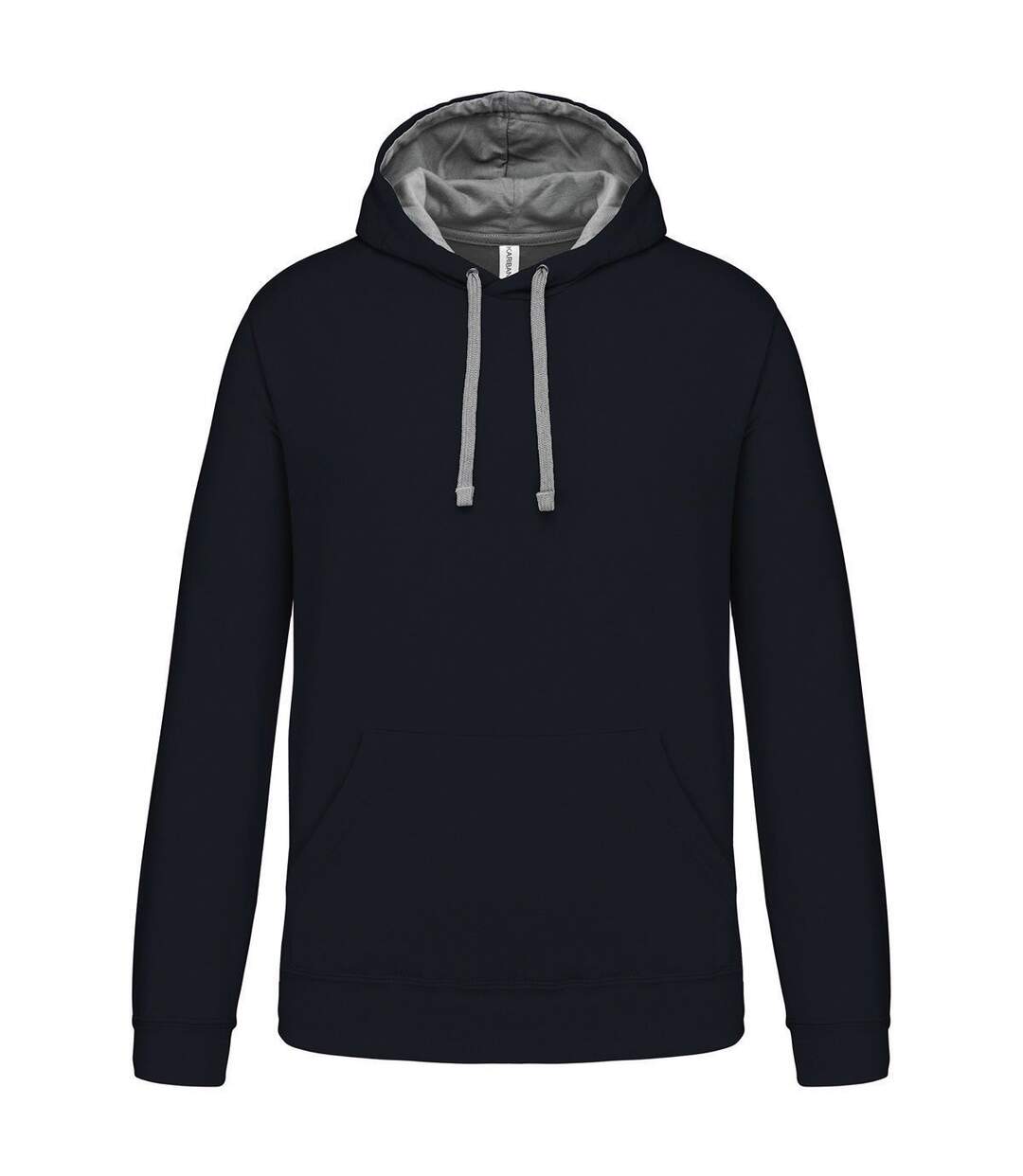 Sweat à capuche contrastée - Homme - K446 - bleu marine et gris