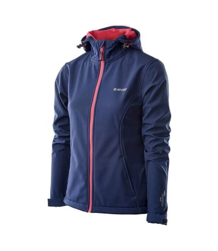 Veste Caria Femme Bleu Marine Rose Vif Hi-Tec