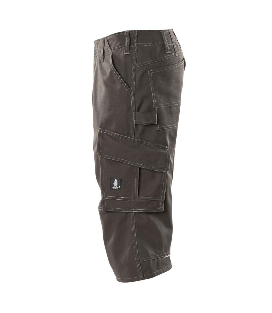 Mens Industry Hartford Long Length Work Shorts Dark Anthracite Mascot-3