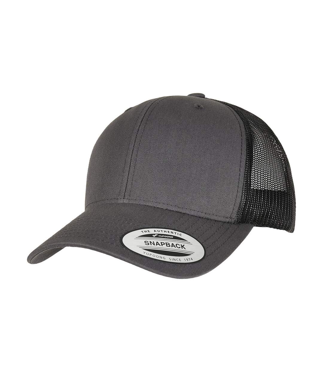 Casquette Trucker Charbon Noir Classic-1