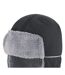 Chapeau De Trappeur Adulte Noir Gris Result Winter Essentials-2