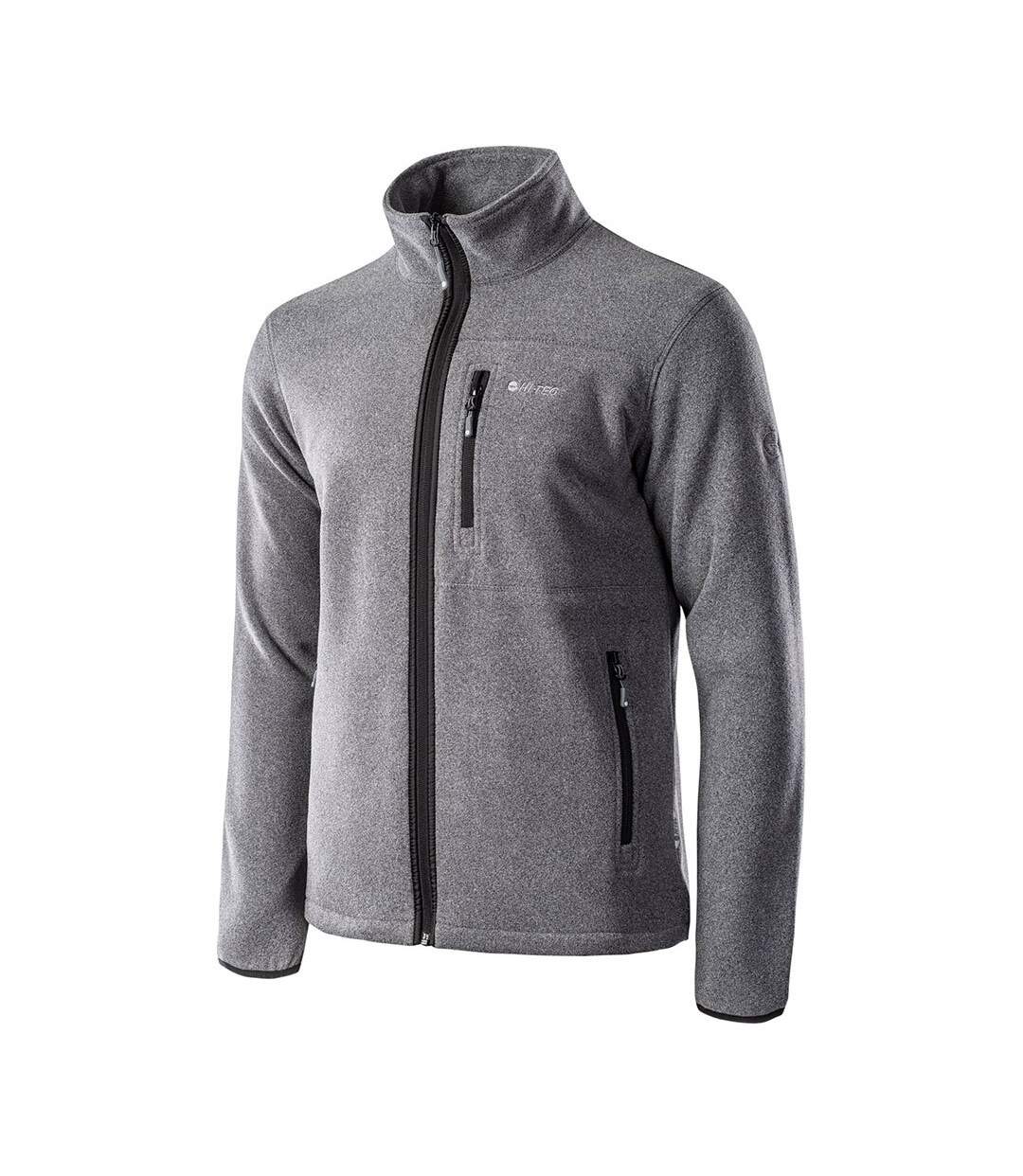 Veste polaire porto homme gris chiné Hi-Tec