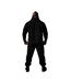 Mens Graphic Print Relaxed Fit Pullover Hoodie Black BEAST-3