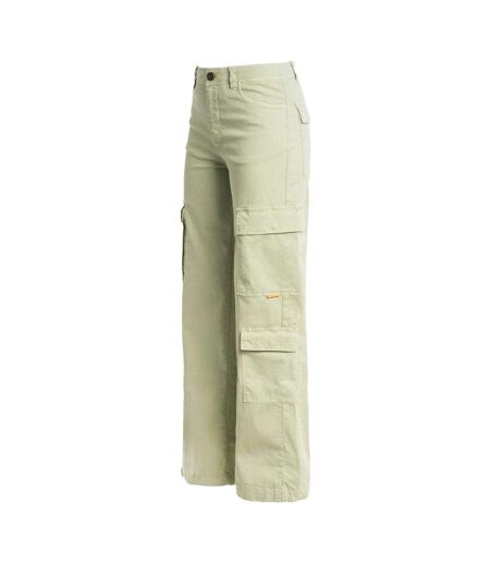 Womens/ladies Lela Nile Cargo Trousers Cream Parajumpers