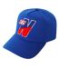 Casquette Ajustable Motif/style Logo Homme Bleu Roi Societe Noir-1