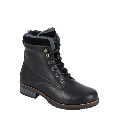 Bottines femme noir Woodland