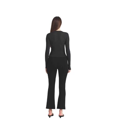 Pantalon Cloche Essential Femme Noir Obsidien Skims