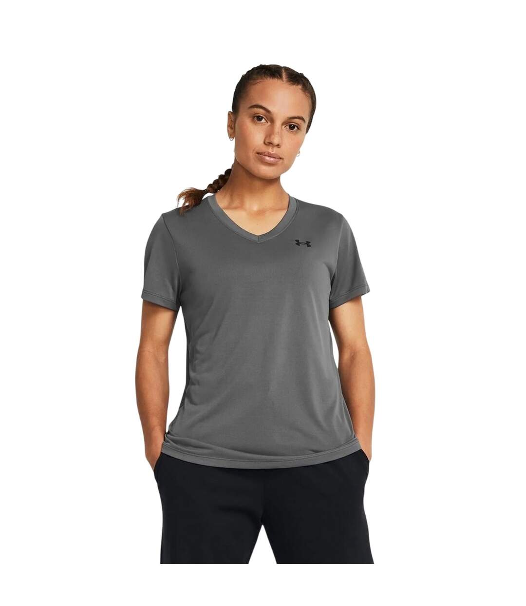 T-shirt Femme Gris Chiné Under Armour-1