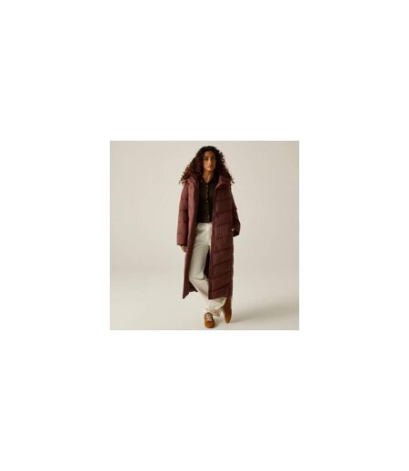 Doudoune Matelassée Eloria Femme Marron Rouge Regatta