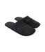 Chaussons Mules Motif/style Fines Rayures Homme Noir Keanu-1