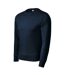 Mens Zero Straight Sweatshirt Navy Blue Malfini-3