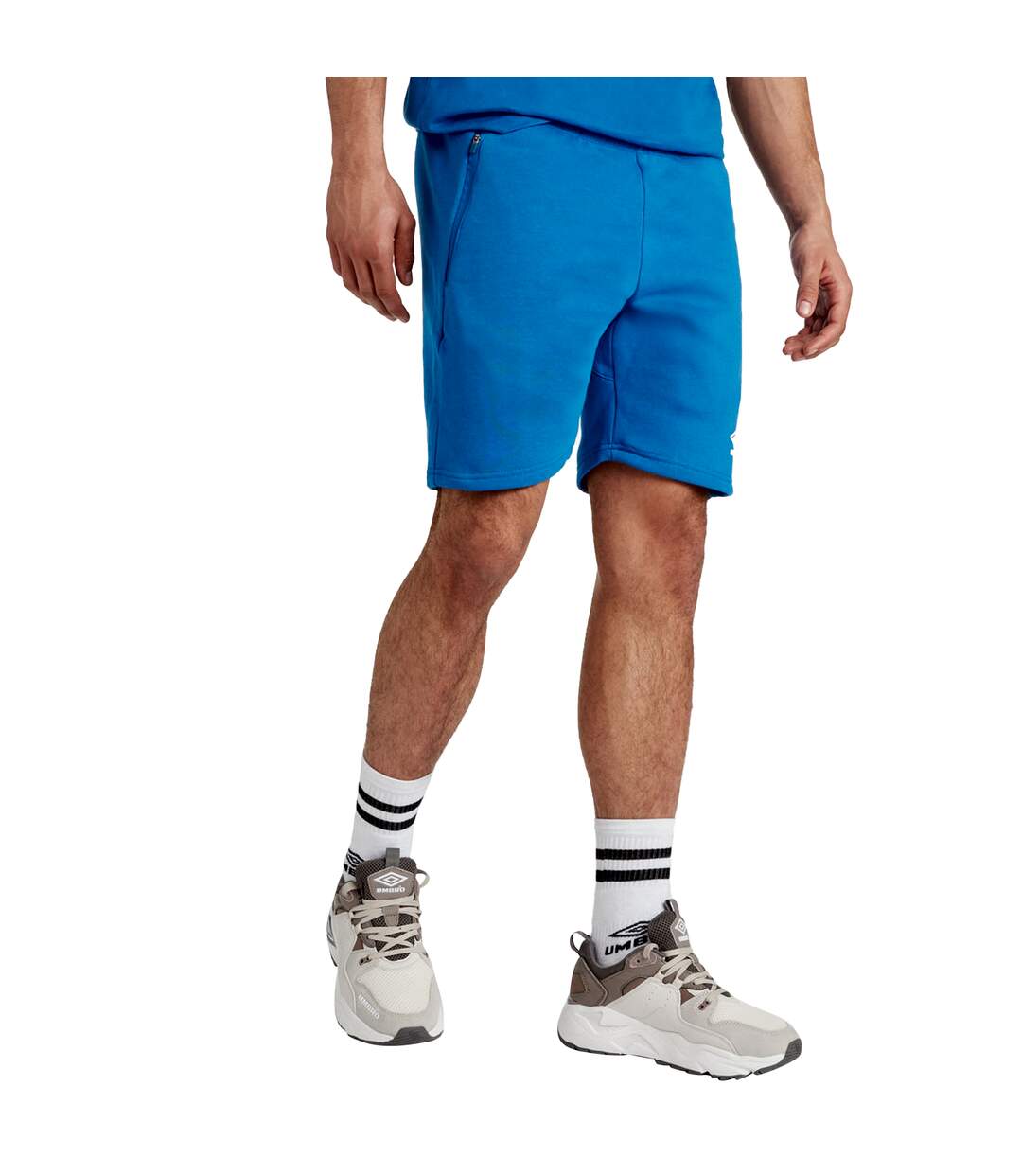 Umbro - Short CLUB LEISURE - Homme (Bleu roi / Blanc) - UTUO269-3