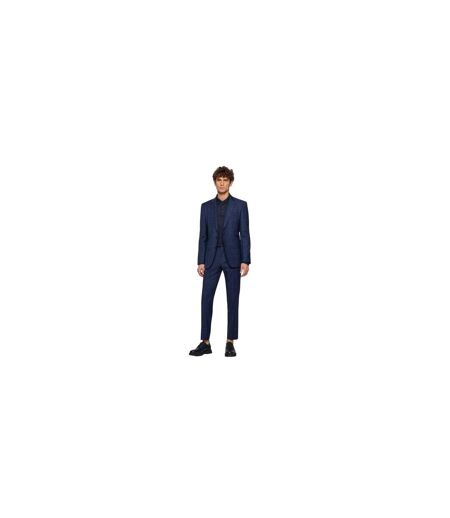 Polo Manches Longues Pado Homme Bleu Marine Boss