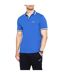 Mens Paddy Contrast Tipped Polo Shirt Blue Boss-3