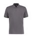 Polo À Manches Courtes Homme Gris Foncé Kustom Kit-1