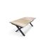 Table de Jardin Extensible Imitation Bois Floride 180-240cm Gris Anthracite-1