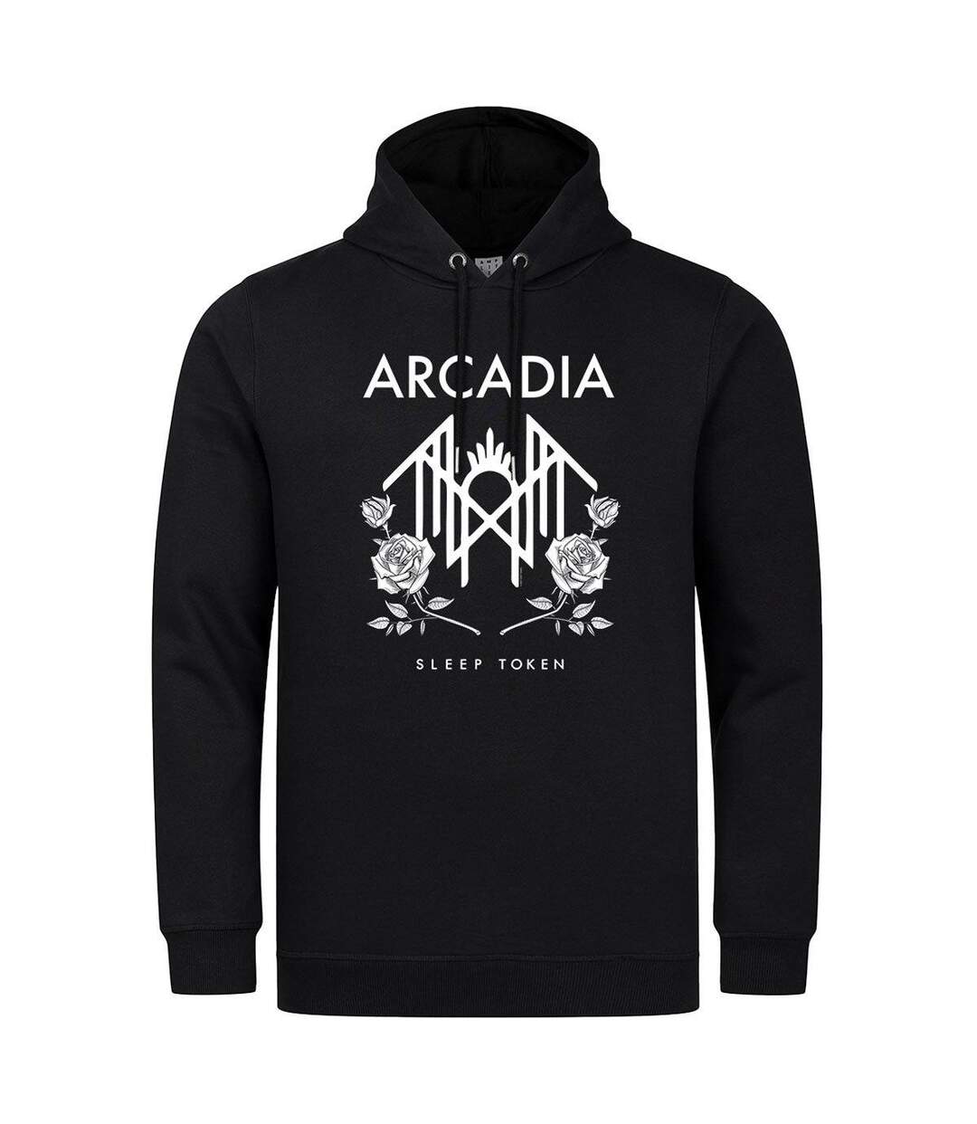 Sweat À Capuche Motif/style Sleep Token Arcadia Adulte Noir Amplified-1