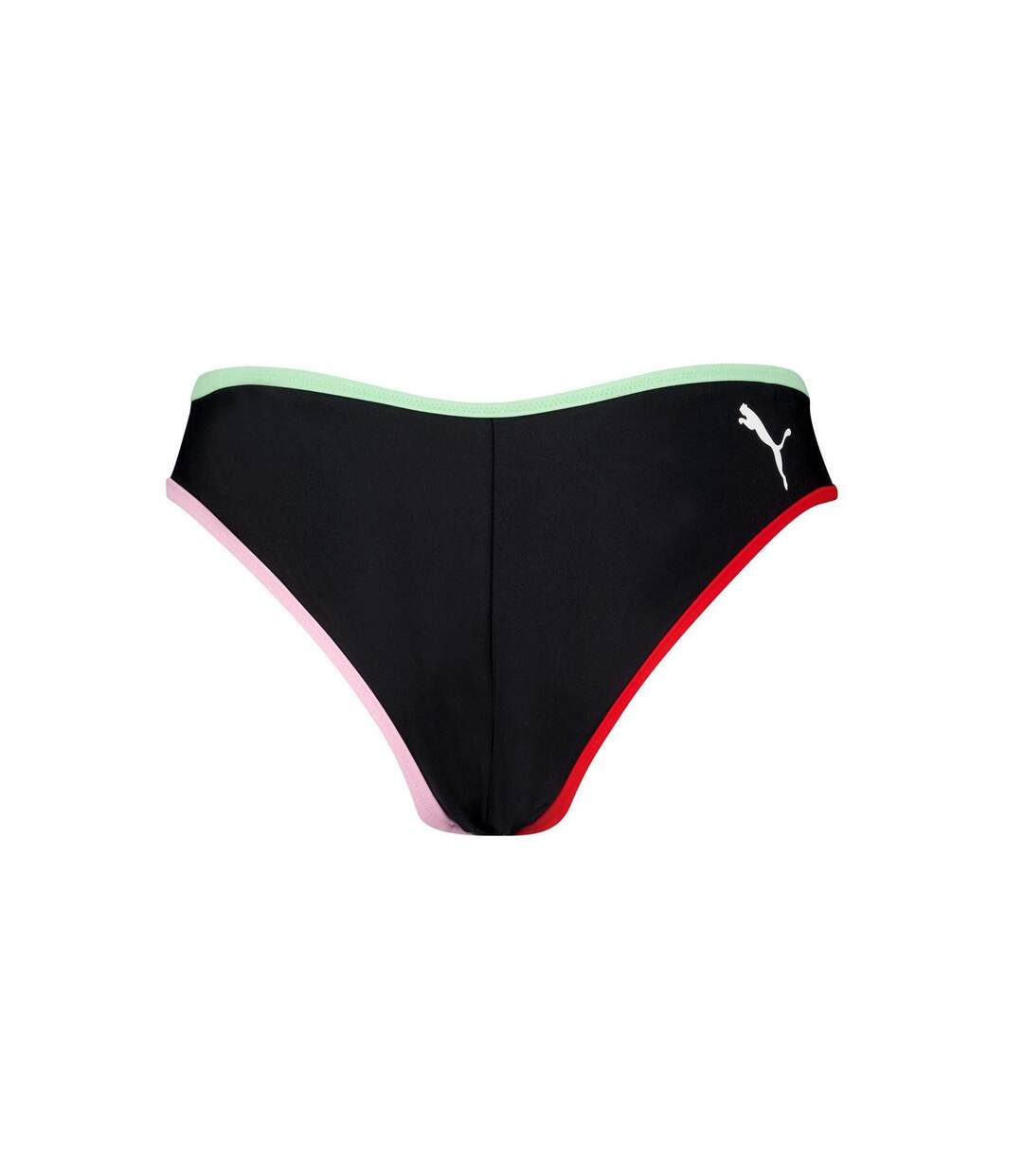 Womens/ladies Reversible Bikini Bottoms Black Puma-2