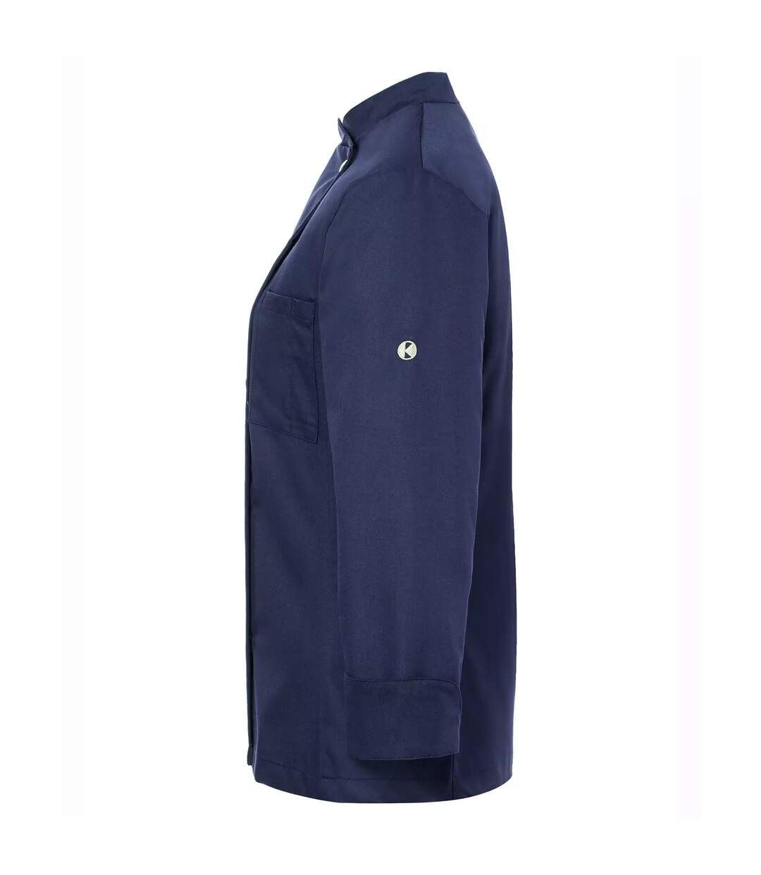 Womens/ladies Larissa Chef Jacket Navy Karlowsky-3
