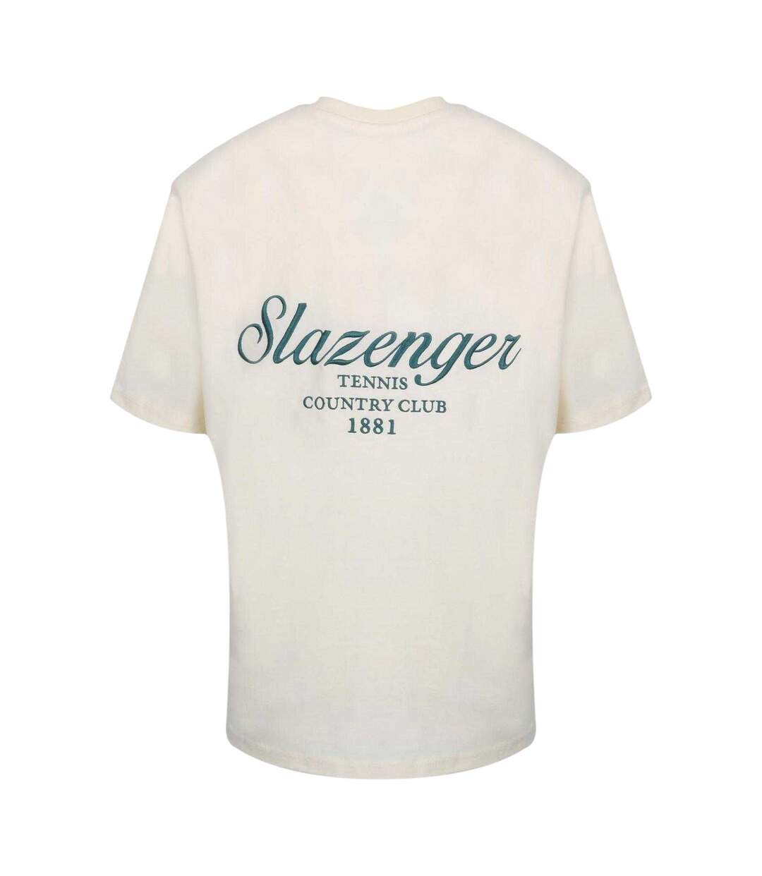 T-shirt Tennis Motif/style Brodé Homme Blanc Slazenger-2