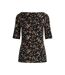 T-shirt Motif/style Floral Femme Bleu Marine Ralph Lauren-2