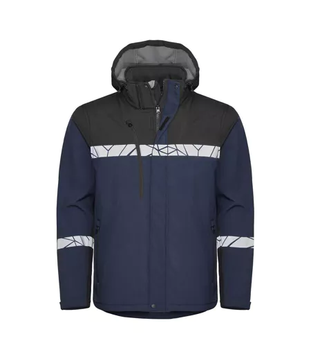 Veste Softshell Progression Homme Bleu Marine Noir Projob