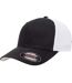 Casquette Trucker Motif/style Deux Tons Noir Blanc Flexfit-3