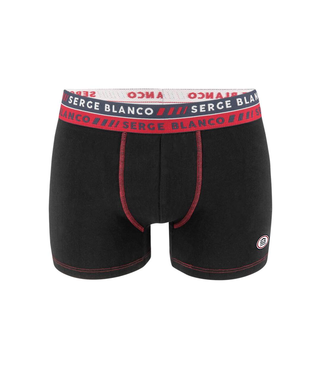 Lot de 2 Boxers homme surpiqûres Class Serge Blanco-3