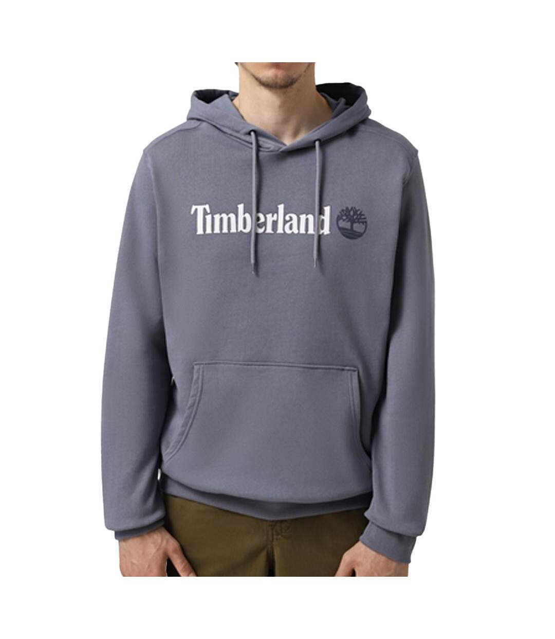 Sweat bleu homme timberland linear - l-1