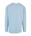 Haut Manches Longues Motif/style Délavé À L'acide Homme Bleu Baltique Urban Classics-2