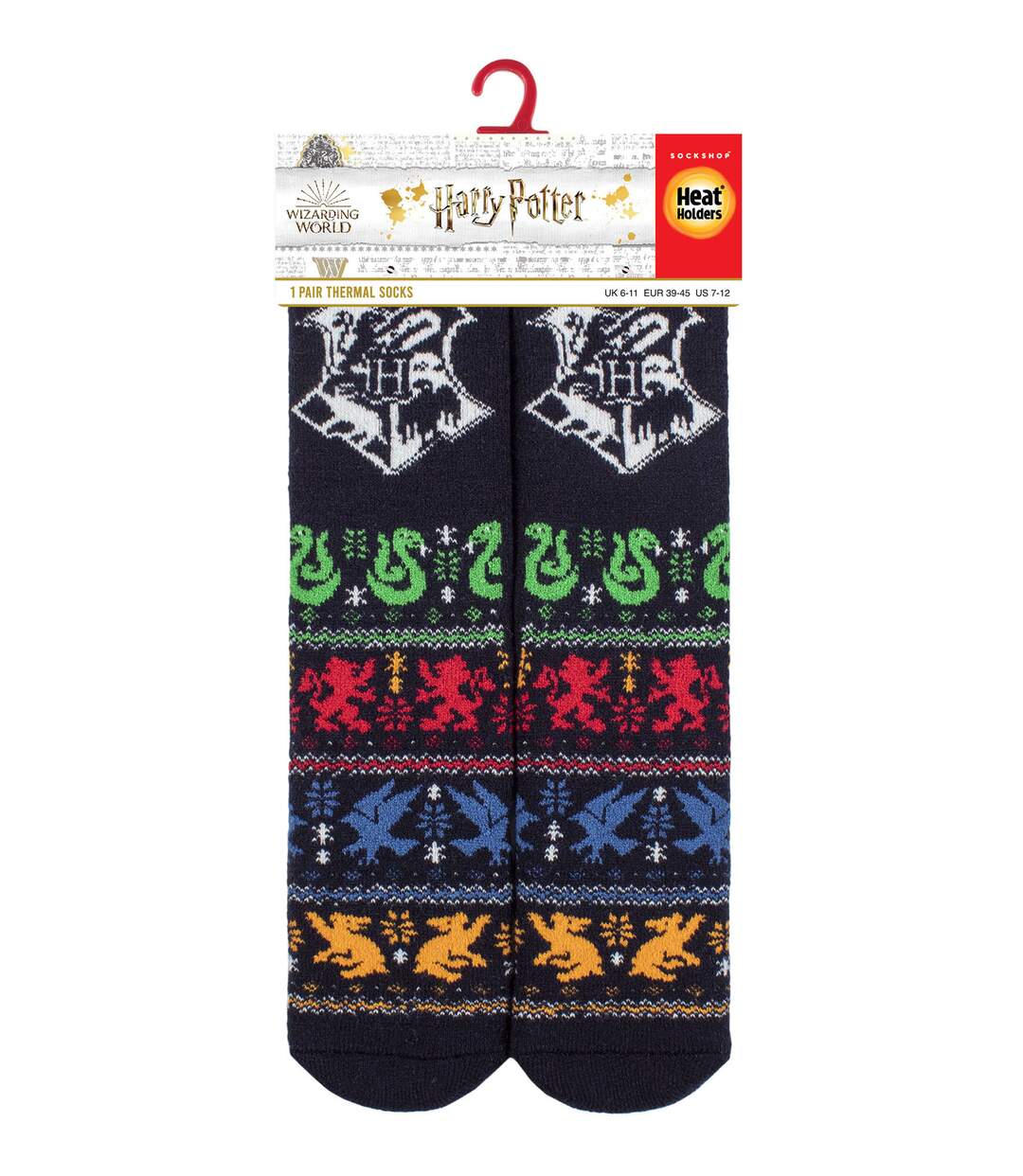 Heat Holders Lite - 1 Paire Chaussettes Harry Potter Homme | Chaudes Fantaisie-2