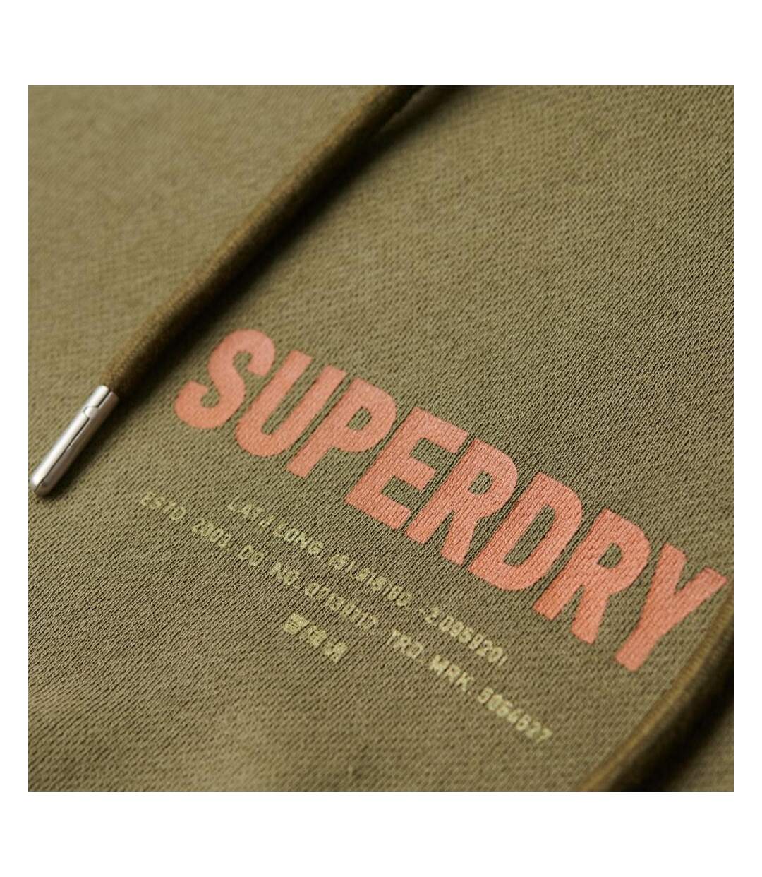 Sweat vert homme superdry utility-2