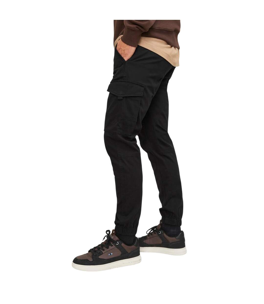 Pantalon À Poches Flake Homme Noir Jack And Jones-4