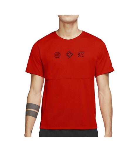 Maillot de sport Rouge Homme Nike Run Top - S