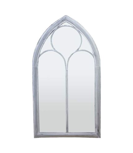 Grand miroir fenêtre en métal Eglise