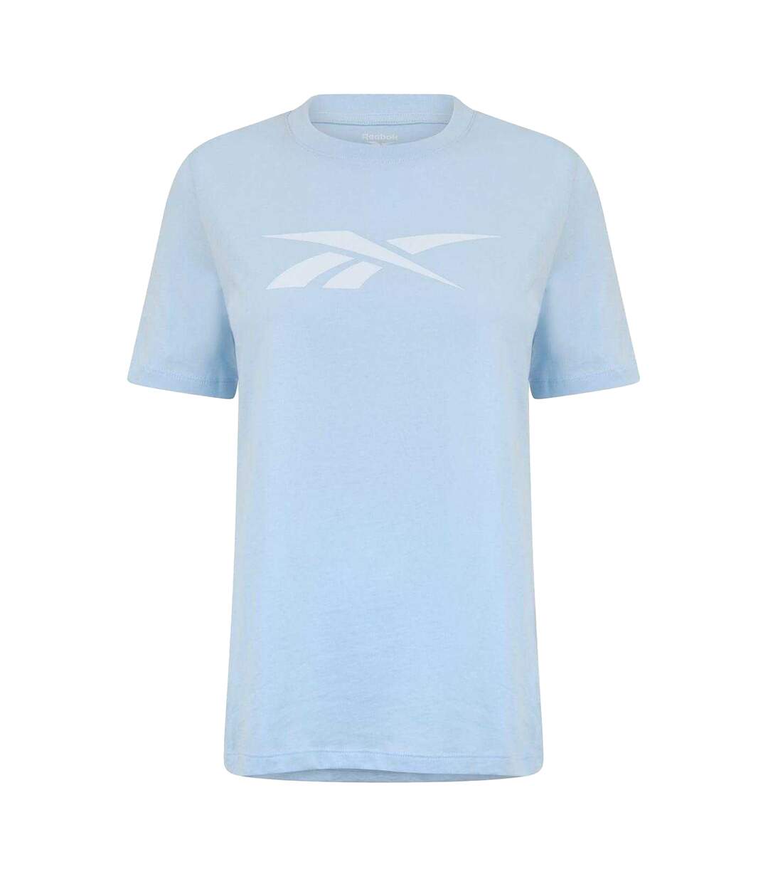 T-shirt Motif/style Logo Contrasté Femme Bleu Reebok-1
