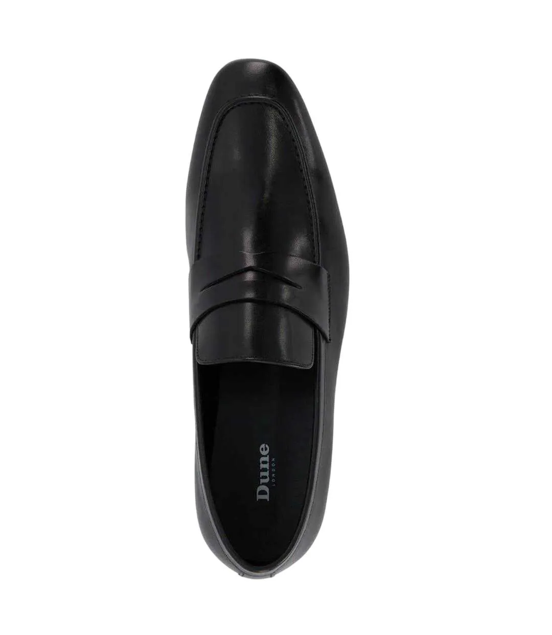 Mocassins Penny Homme Noir Dune London-4