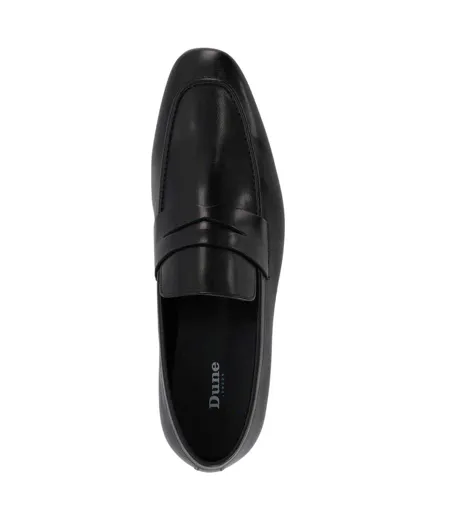 Mocassins Penny Homme Noir Dune London