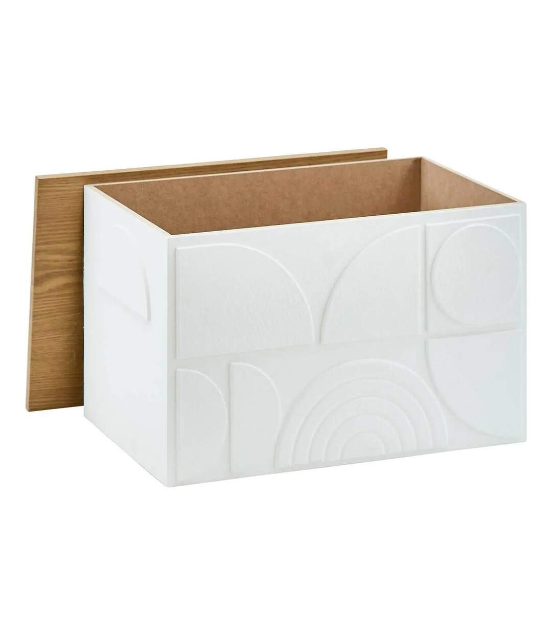 Lot de 4 Malles Design Catalina 54cm Blanc-2