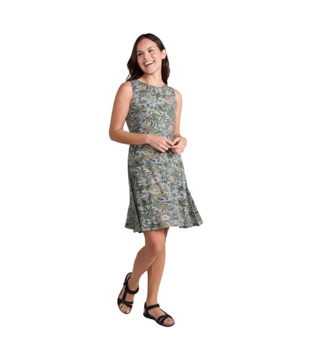 Robe Sans Manches Milos Femme/ladies Kaki Clair Mountain Warehouse