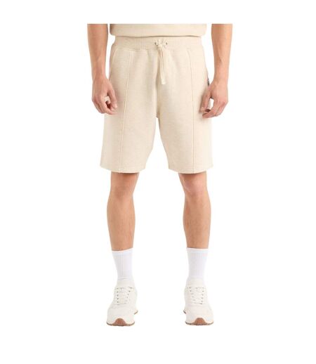 Mens crest shorts oatmeal marl Umbro