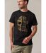T-Shirt col rond avec tête de mort motif camouflage CONNOR-1