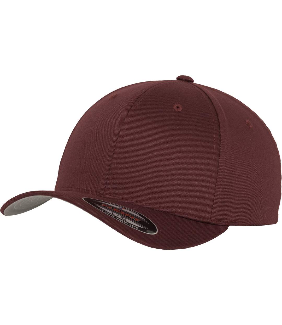 Casquette de baseball homme bordeaux Yupoong