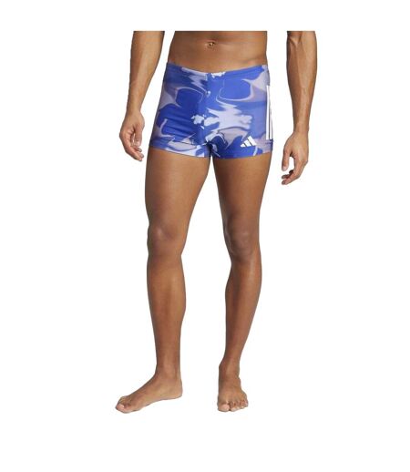 Short De Bain Motif/style Imprimé Graphique Homme Bleu Vif Adidas