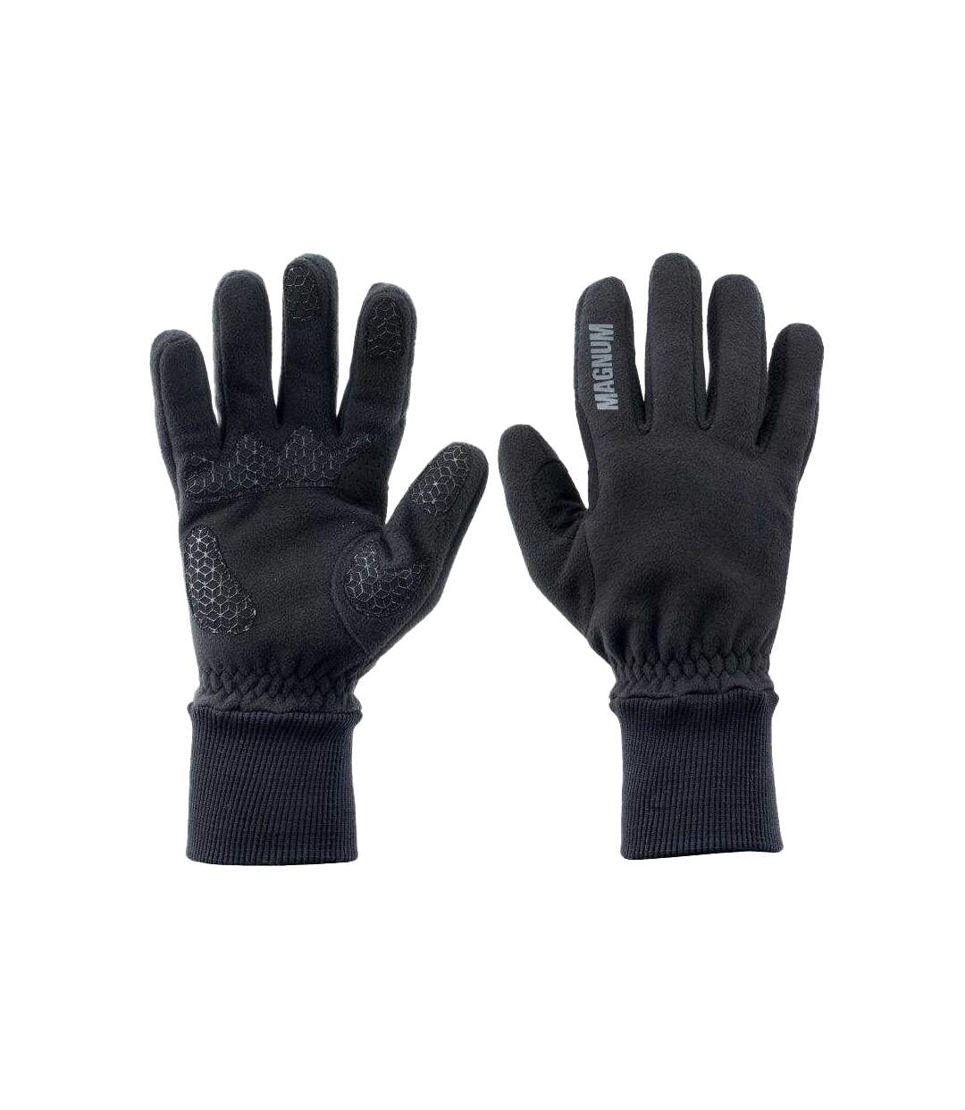 Mens Hawk Gloves Black Magnum-1