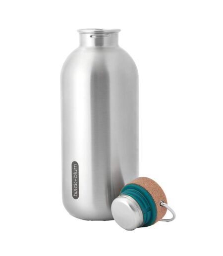 Stainless steel 600ml water bottle one size turquoise Black + Blum